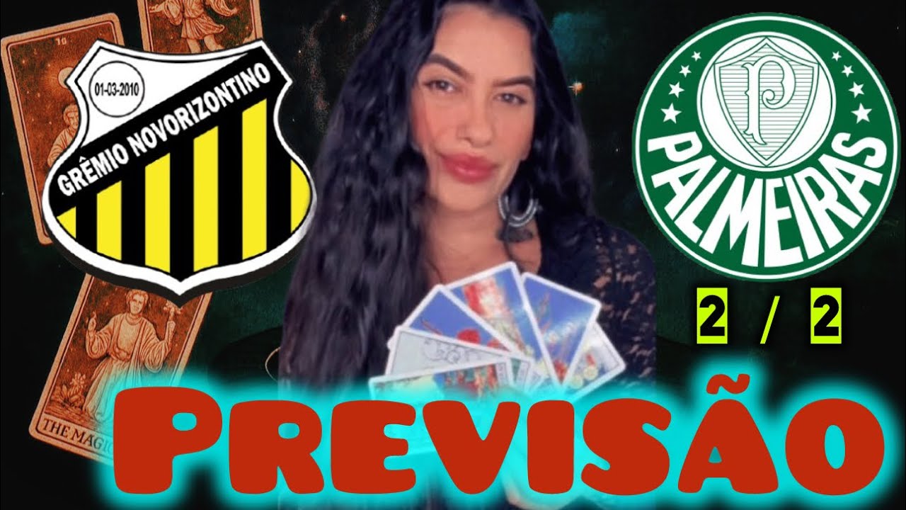 Previsão do Tarôt para Jogo entre NOVORIZONTINO e PALMEIRAS 