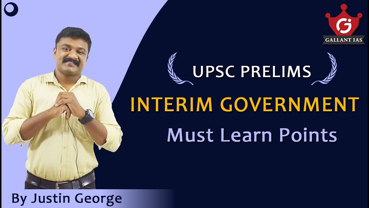 Interim Government of India in 1946 --The must learn points |UPSC Prelims 2020-21|