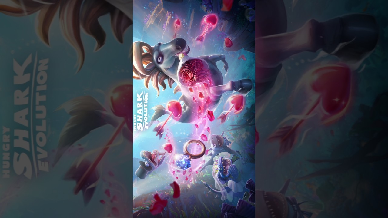 NEW ROSE BOUQUET ITEM GAMEPLAY - Hungry Shark Evolution #hungryshark #hungrysharkevo