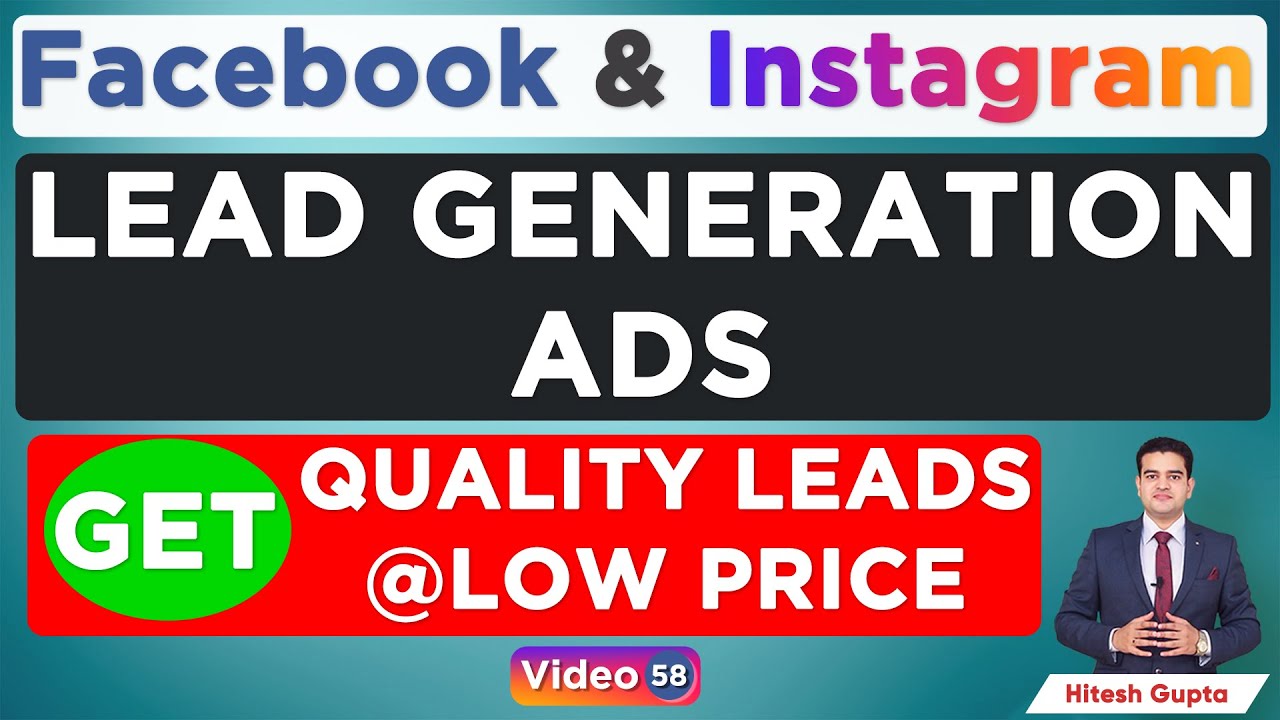 Facebook Lead Generation Campaign | Instagram Lead Generation | Lead Generation Facebook Ads Hindi