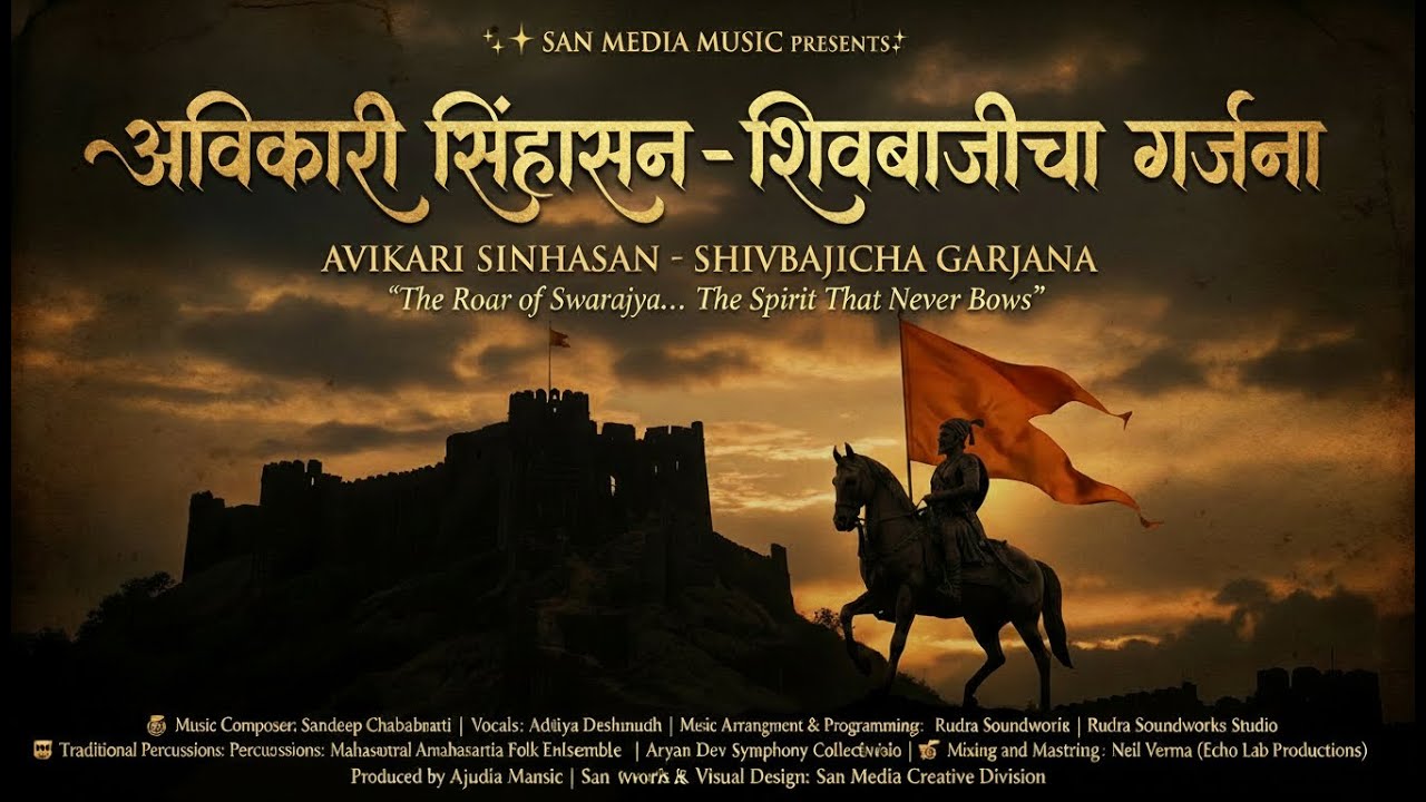 Avikari Sinhasan – Shivbajicha Garjana ⚔️ | Shivaji Jayanti Special | Official Video Song