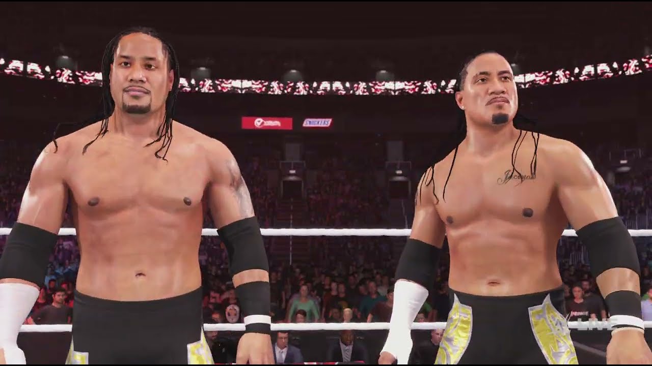 WWE 2K25 triple threat tornado tag elimination match