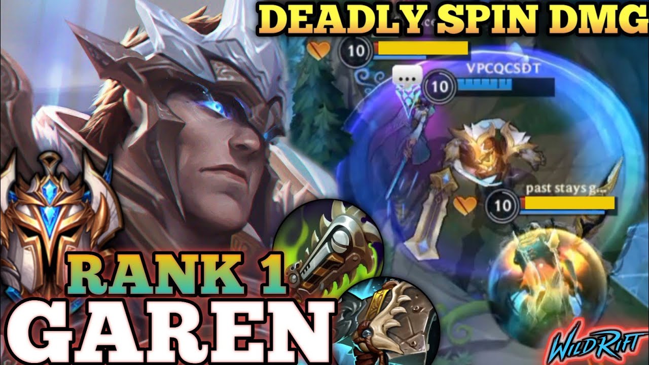 GAREN SPLIT PUSH PRESSURE! DEADLY KILLER META BUILD - TOP 1 GLOBAL GAREN BY VPCQCSĐT - WILD RIFT