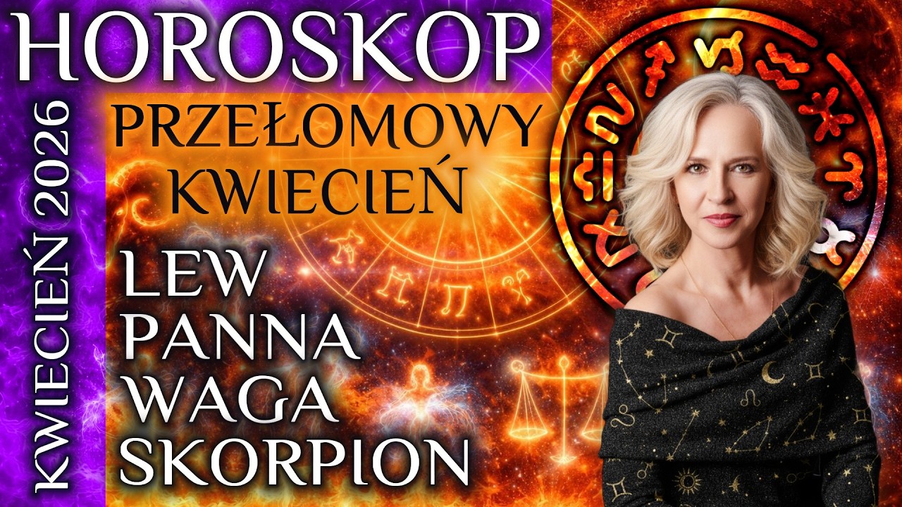 Kwiecien 2026- horoskop dla: LEW, PANNA, WAGA, SKORPION