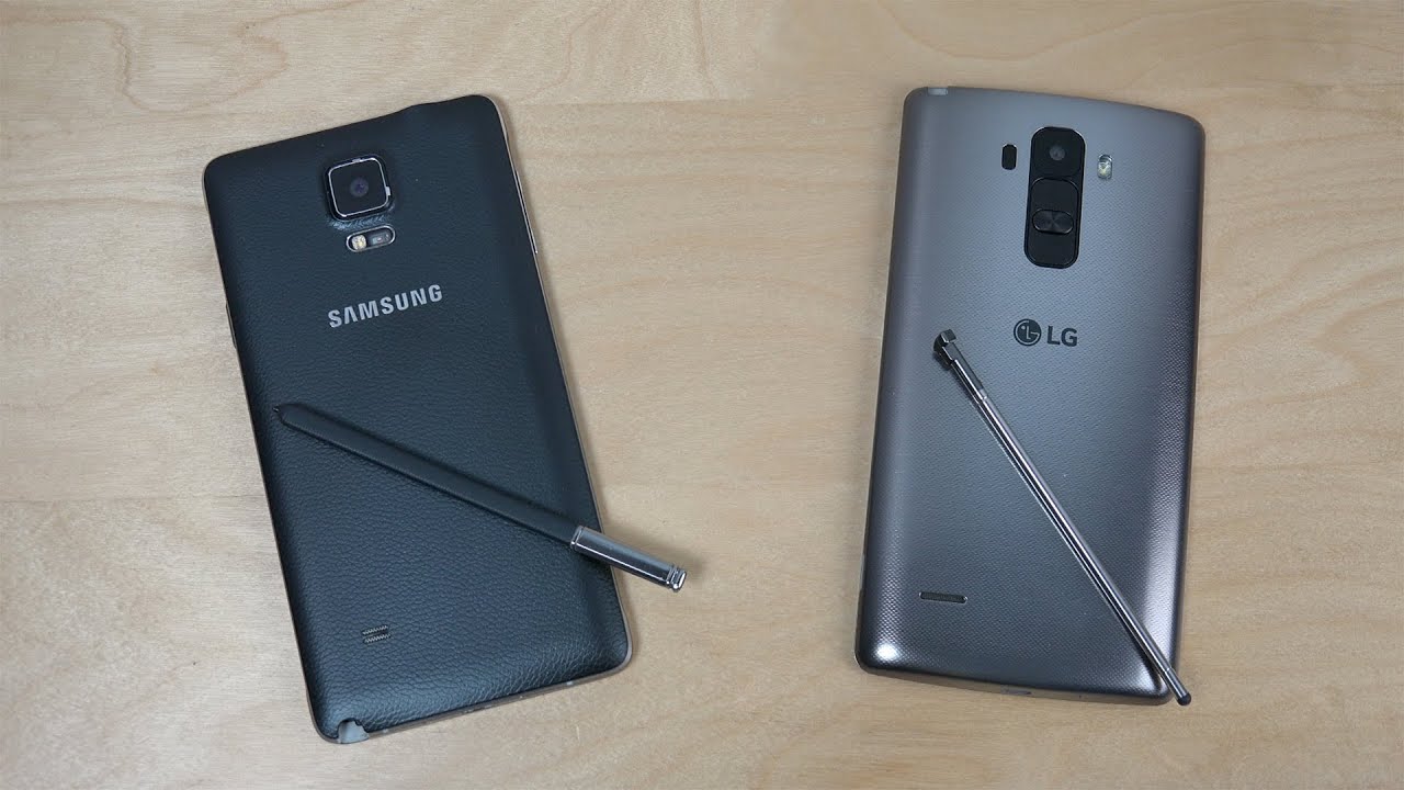 Samsung Galaxy Note 4 vs. LG G4 Stylus - Which Is Faster? (4K)