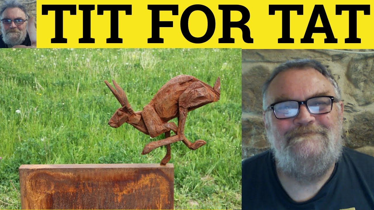 🔵 Tit For Tat Meaning - Tit For Tat Examples - Define Tit For Tat - Vocabulary Builder 3 - English