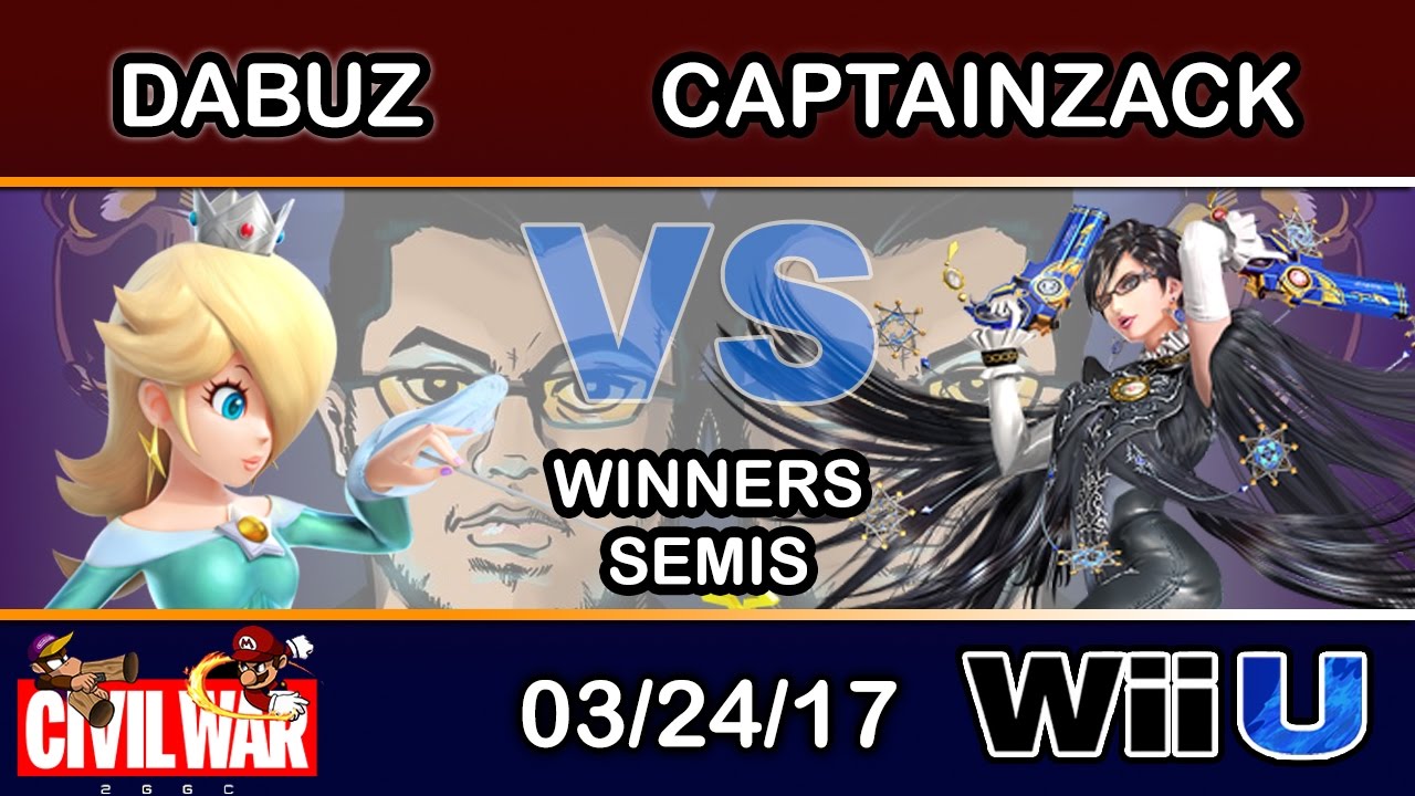 2GGC: Civil War - RNG | Dabuz (Rosalina) Vs. CaptainZack (Bayonetta) Winners Semis