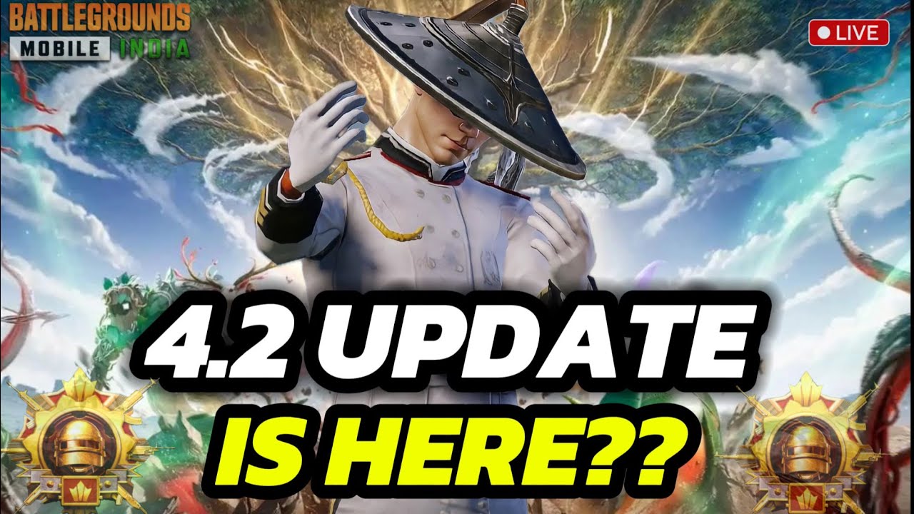 NEW 4.2 UPDATE IS HERE 🔥 BGMI LIVE #pubgmobile #pubg #lolzzzgaming #bgmi