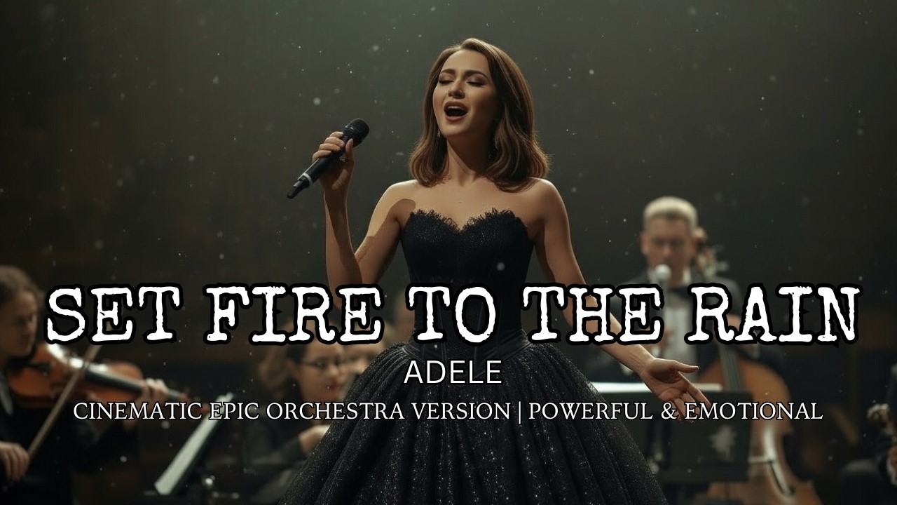 Adele – Set Fire to the Rain Cinematic Epic Orchestra Version | Powerful & Emotional