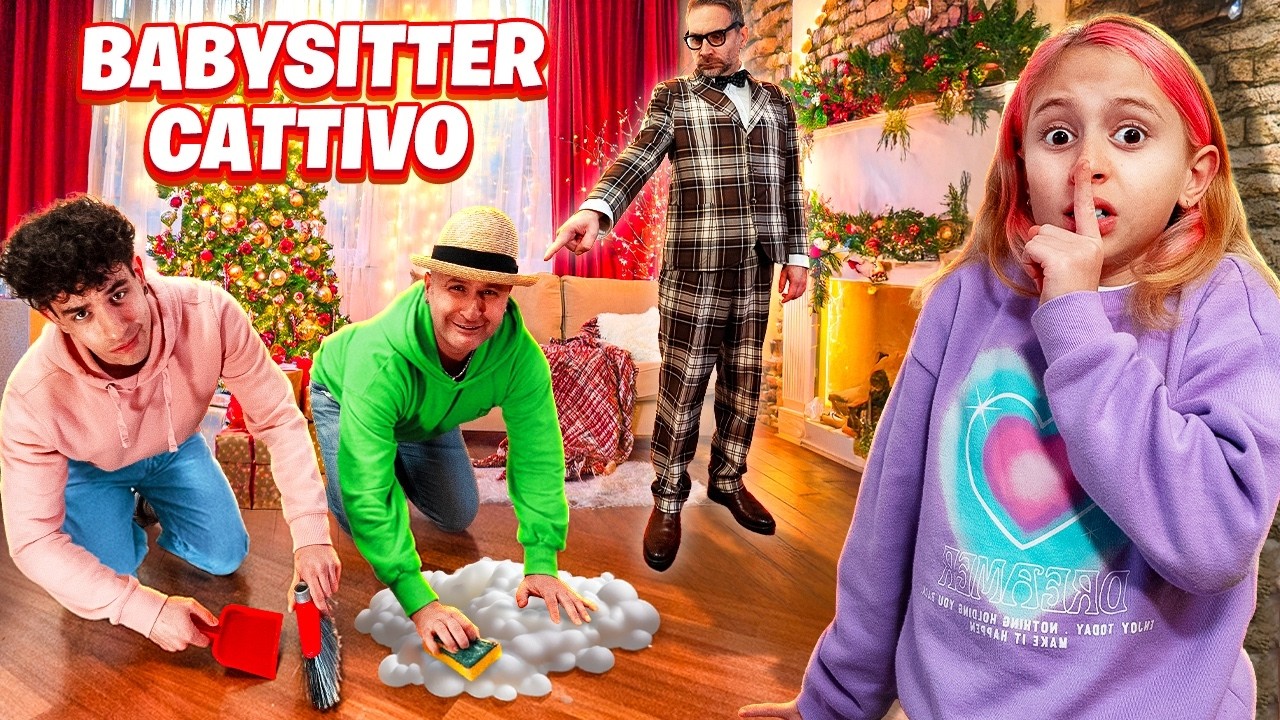 GIORGIA E PAPÀ SALVO SOPRAVVIVONO AL BABYSITTER PIÙ CATTIVO DEL MONDO PER 24 ORE CON STEFANO!