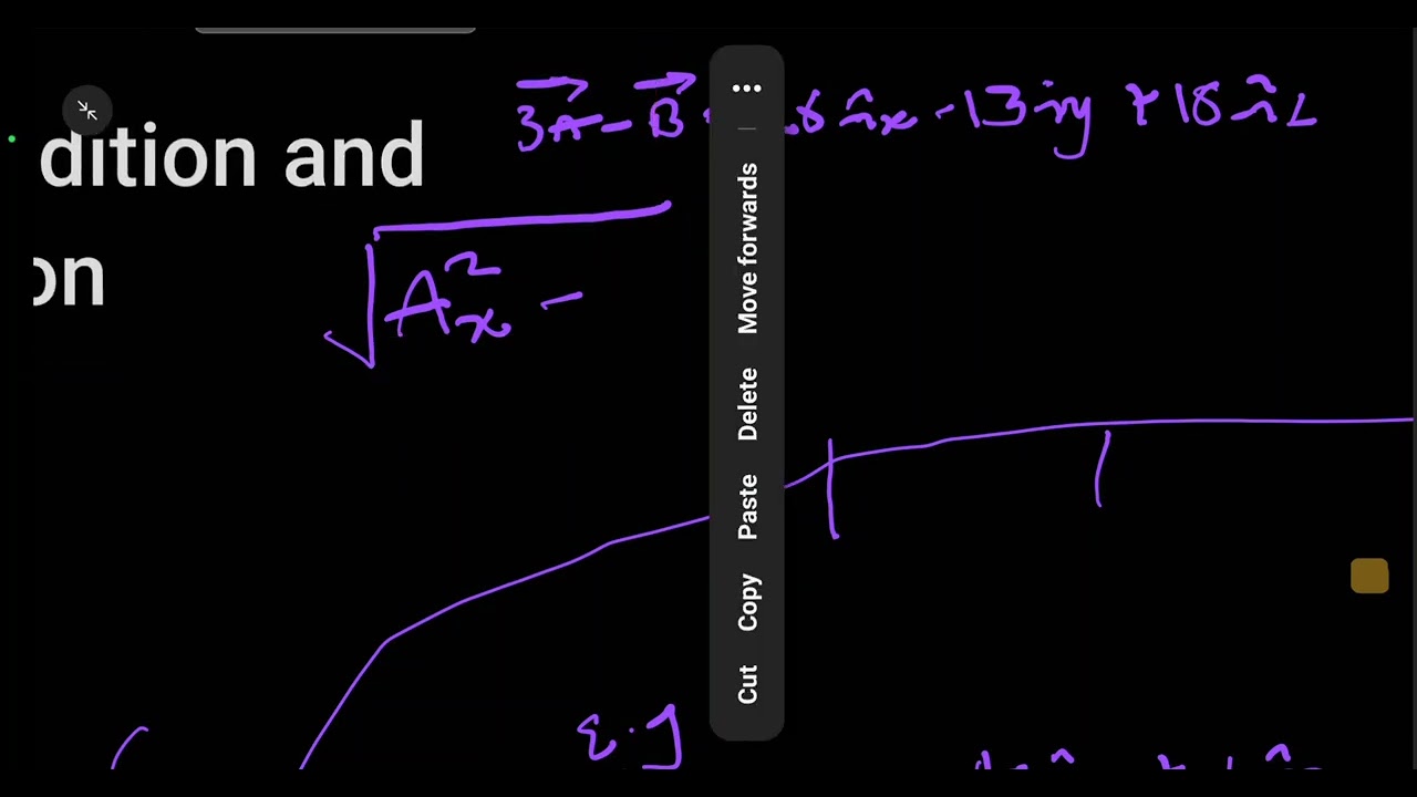Vector Addition and Subtraction 