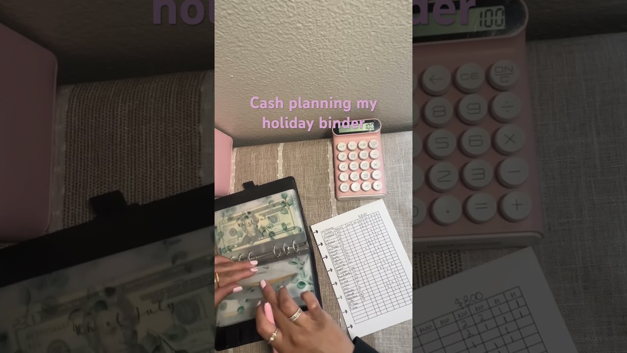 #cashstuffingsystem #sinkingfunds #budgeting #envelopesystem #holidaybinder