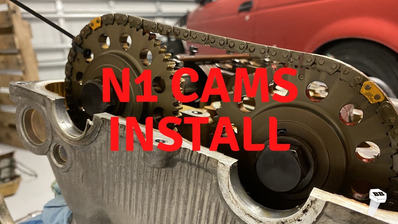 1991 Nissan Sentra B13: N1 Cams Install on SR20VE Motor