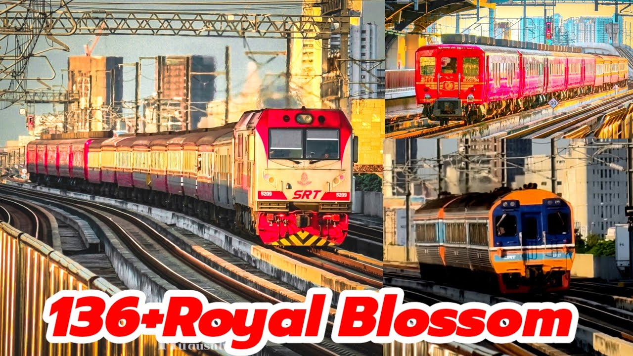 Вагон «Королевский цветок», прицепленный к экспресс-поезду № 136 #srt #train #railway 28/2/69