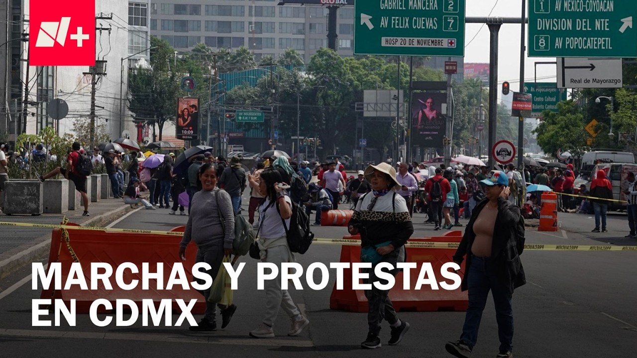 Mapa de las marchas hoy 11 de junio de 2026 al Estadio sede CDMX