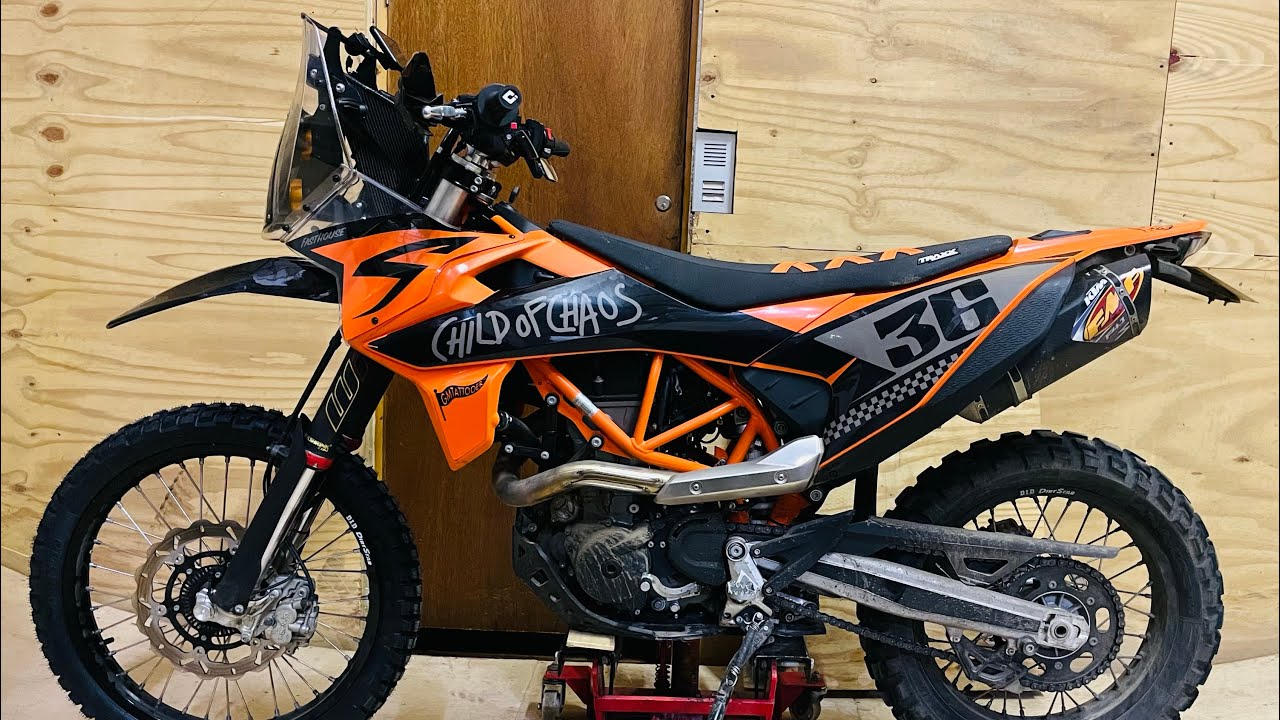 2023 KTM 690 enduro R walk around, mods, rade garage. Plus..why my 2022 690 blew up 💥
