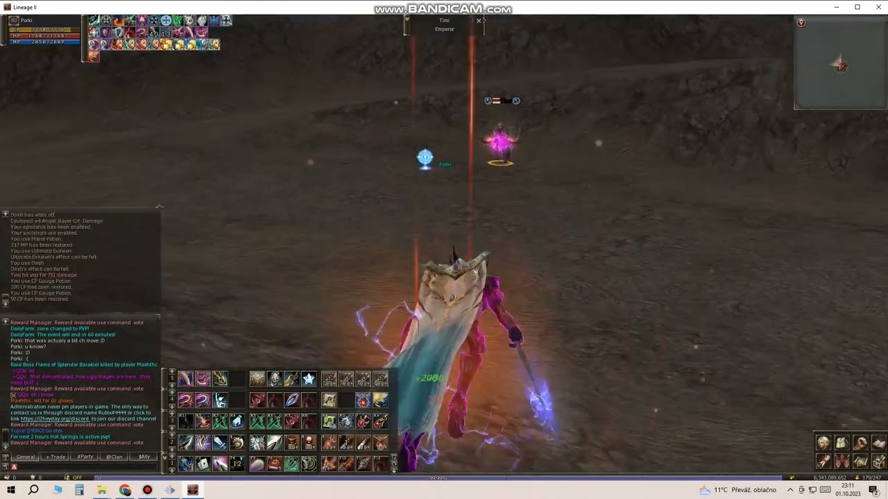 L2 HeyDay - just ordinary pvp. Enjoy :)