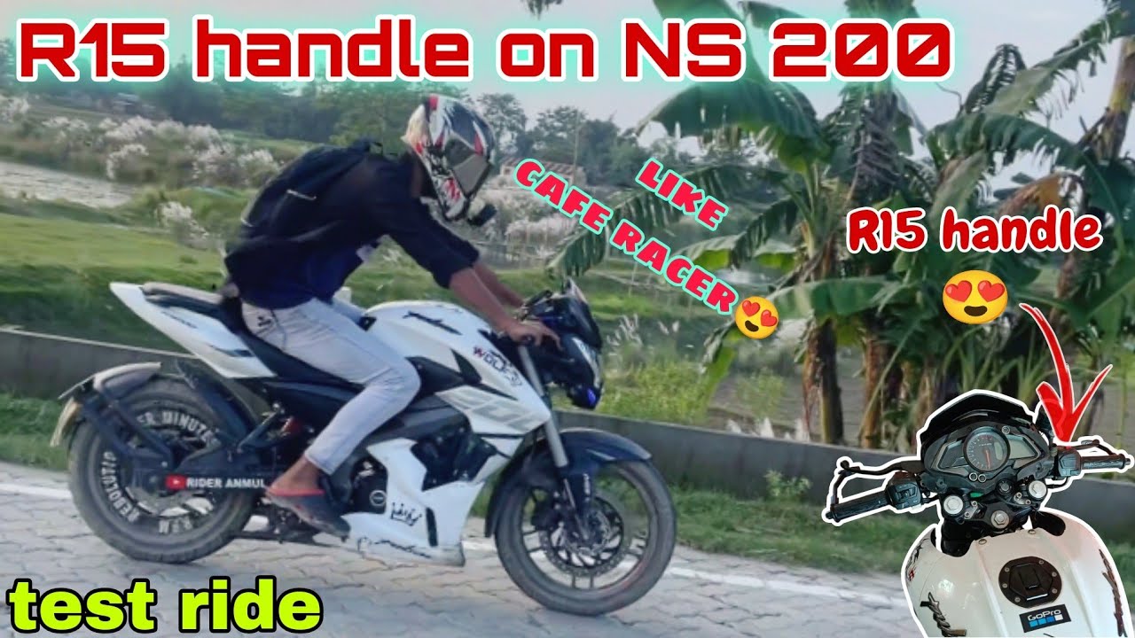 ns 200 handle modified r15 handle on ns 200😍 first time in youtube