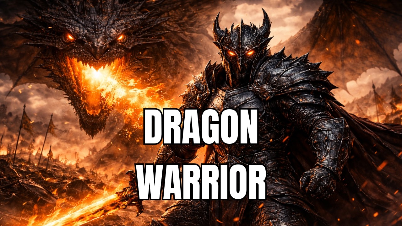 Dragon Warrior Workout Music 🐉 Epic Fantasy Battle Music | 1 Hour 17 Min Training Motivation