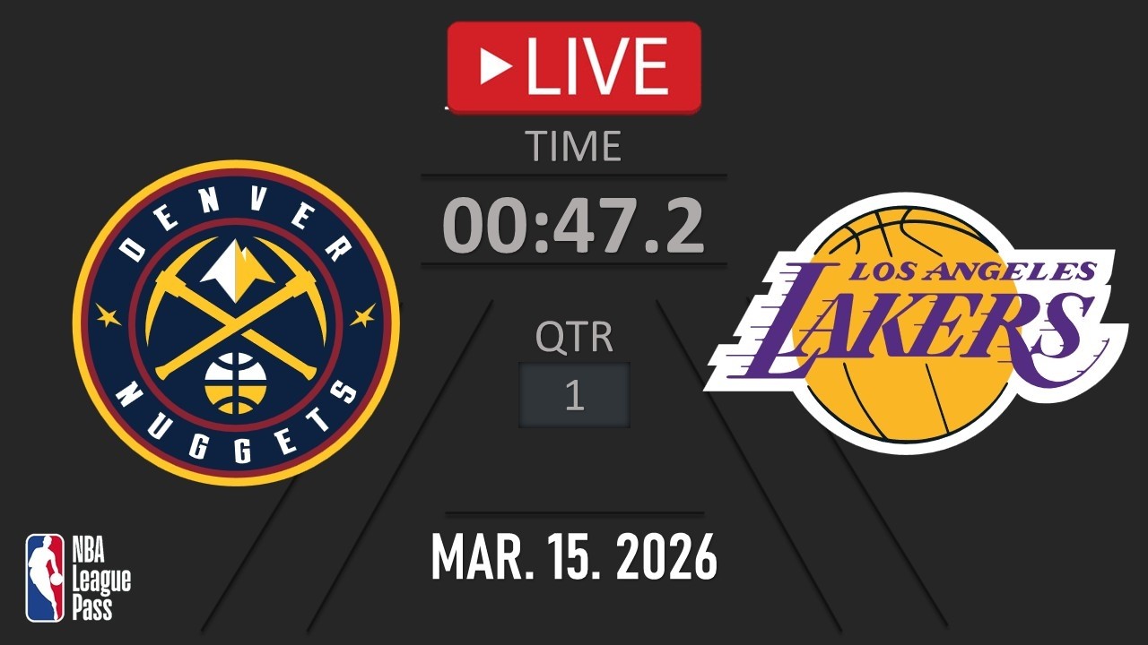 NBA LIVE! Los Angeles Lakers vs Denver Nuggets | Mar. 15, 2026 | Nuggets vs Lakers NBA LIVE 2K26