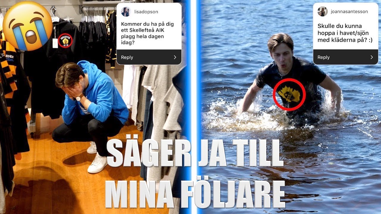 S&Auml;GER JA TILL MINA F&Ouml;LJARE UNDER EN DAG!