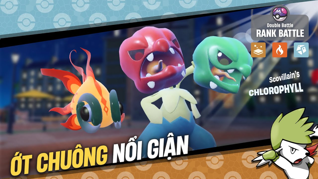Scovillain làm đối thủ không cay không về !  | Rank Battle | Shaymin Ahhh