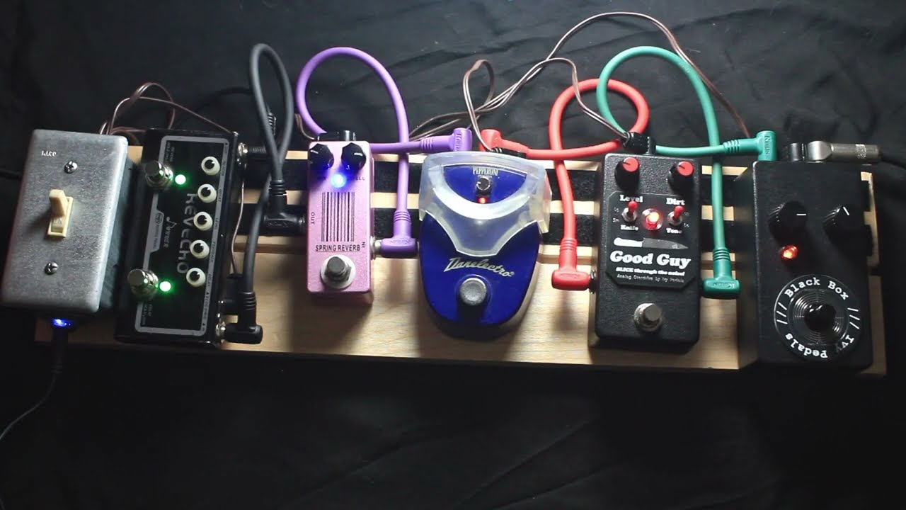 Ivy Pedals DIY PedalBoard Demo 2/5 #effectspedals #guitarpedals #pedalboard #chorus #Mosky #donner