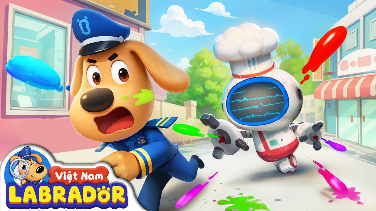 An toàn với đồ điện | Hoạt hình labrador | Hoạt hình cảnh sát trưởng Labrador | BabyBus