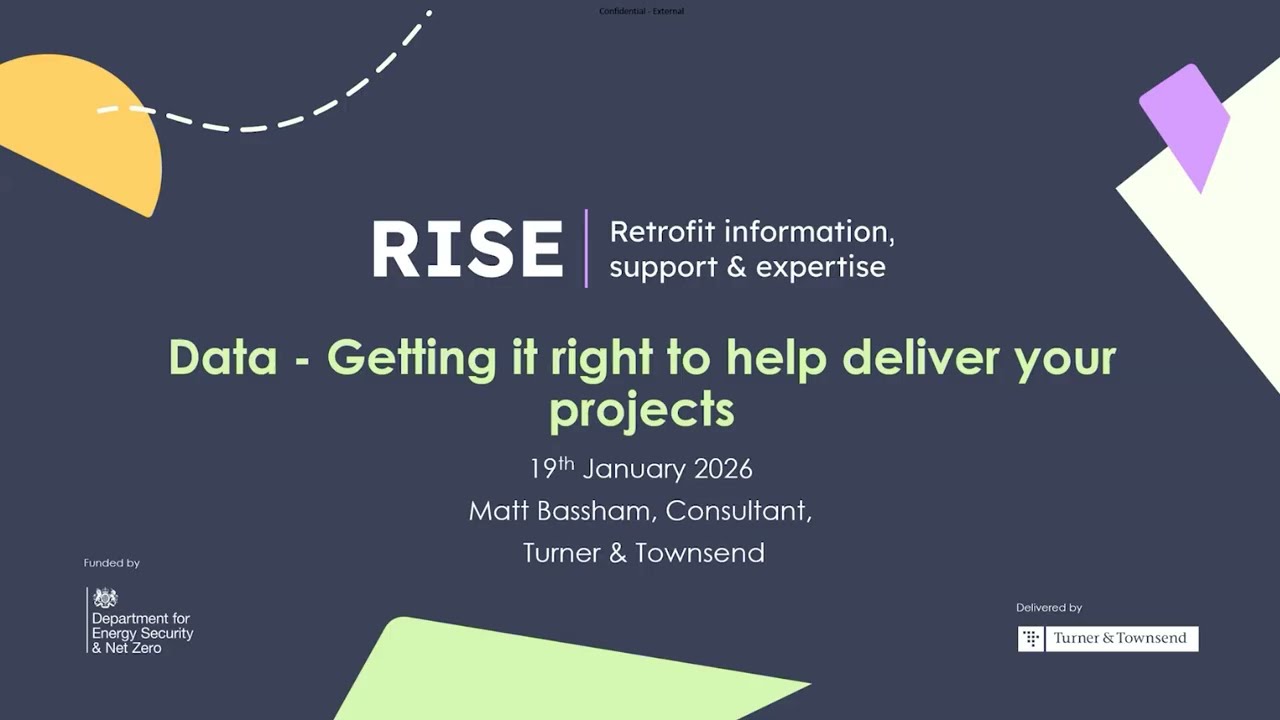 Data - Getting it right to help deliver your projects | RISE Retrofit