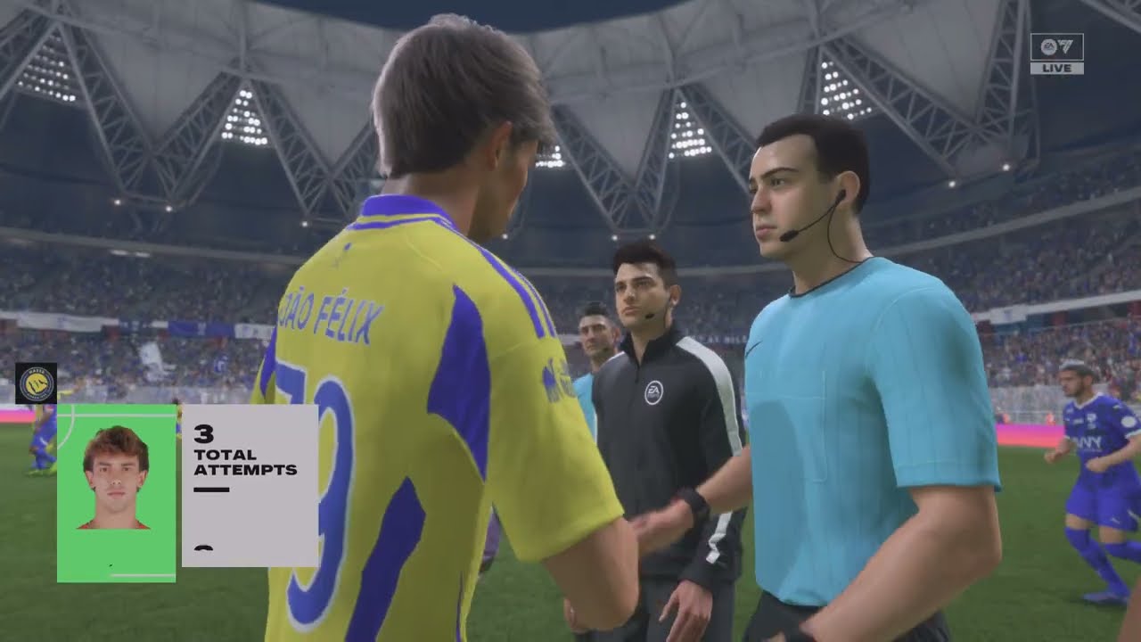 لغبة فيفا EA FC 26 النصر ضد الهلال تعليق عربي PS5