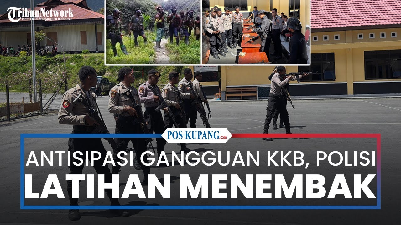 Antisipasi Gangguan KKB Papua, Polisi Latihan Bongkar Pasang Senjata dan Menembak