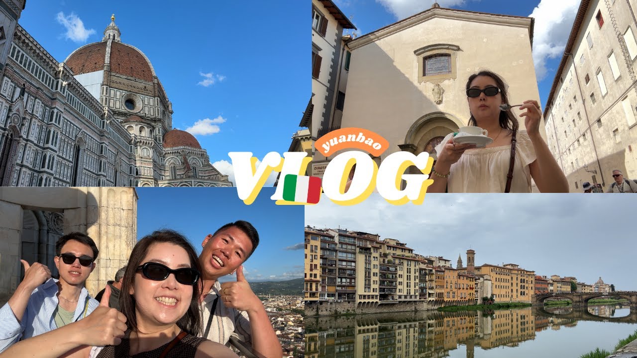 義大利VLOG ep.2🇮🇹Florence佛羅倫斯🌅托斯卡尼一日遊🚌爬463階梯登頂聖母百花大教堂