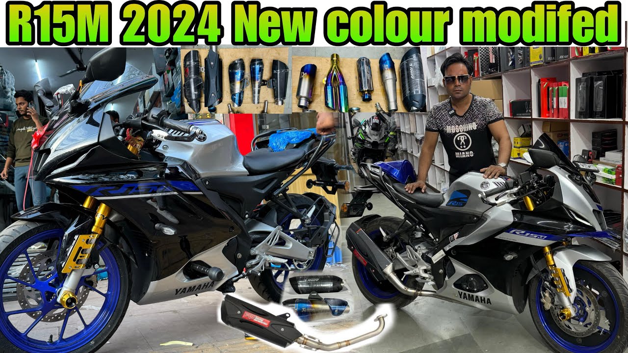 R15M R9 Full exhaust System 🔥🔥 R15 new model Modification