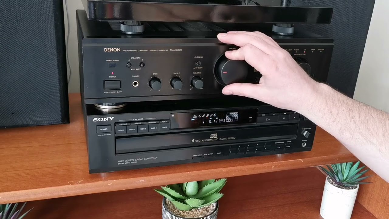 Sony CDP-C425 5 Disc CD Changer / Player Working Demonstration for eBay Sale by SimplyDD