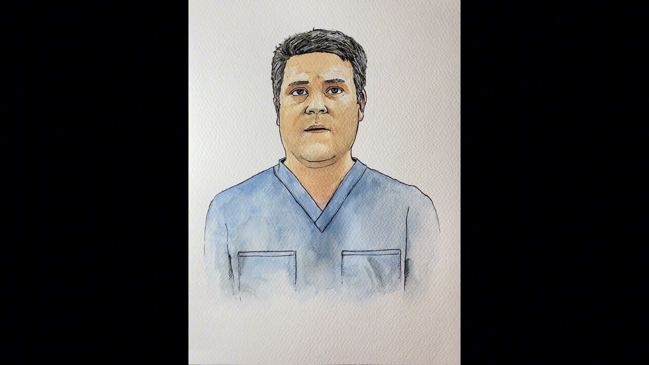Bob Newby Drawing   Stranger Things  Pencil & Watercolor