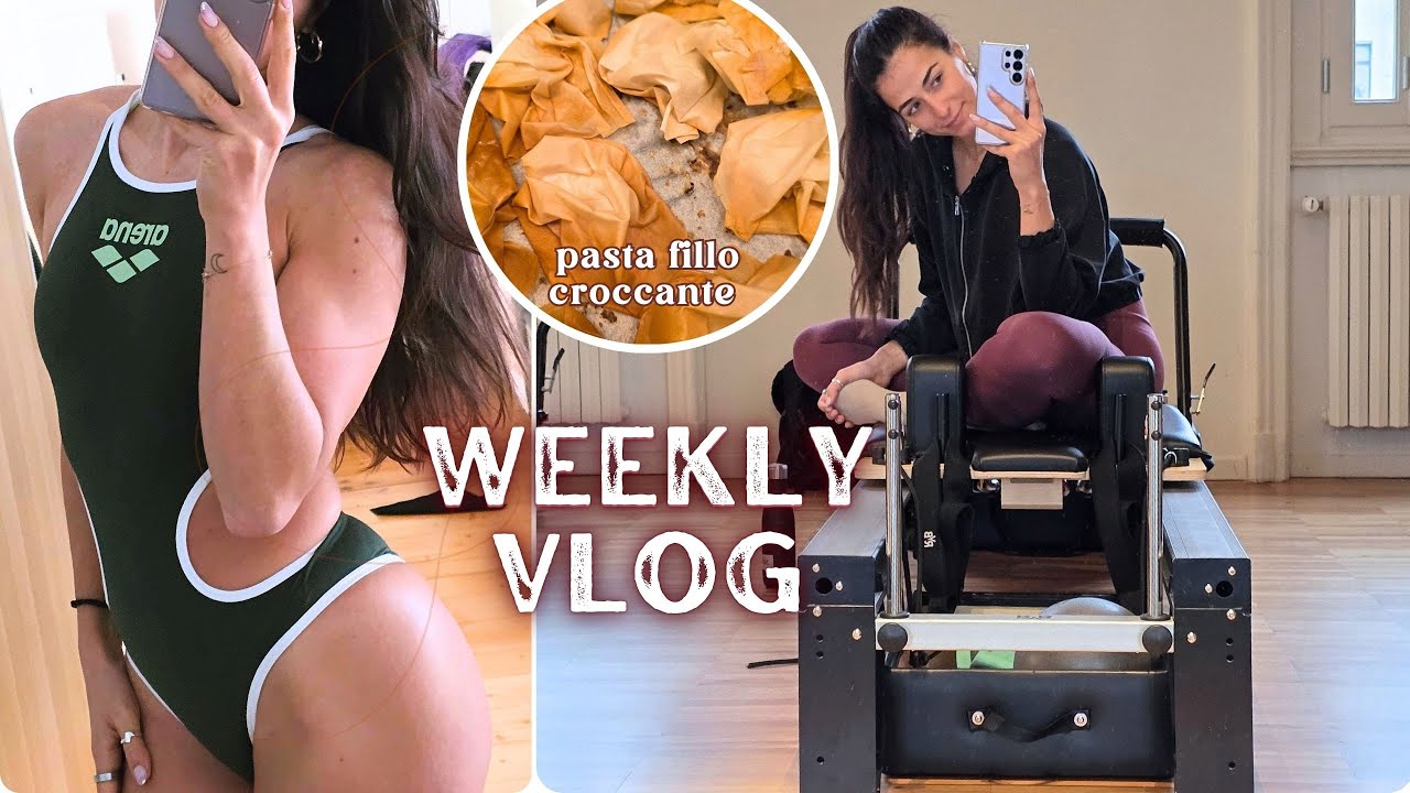 [Weekly vlog] idee cene sane sfiziose, pilates day, organizzazione, aggiornamenti vita