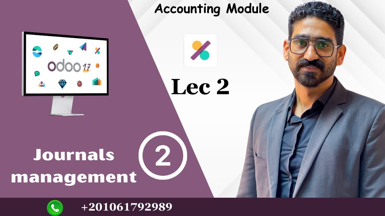 دفاتر اليومية في اودو - Journals Management