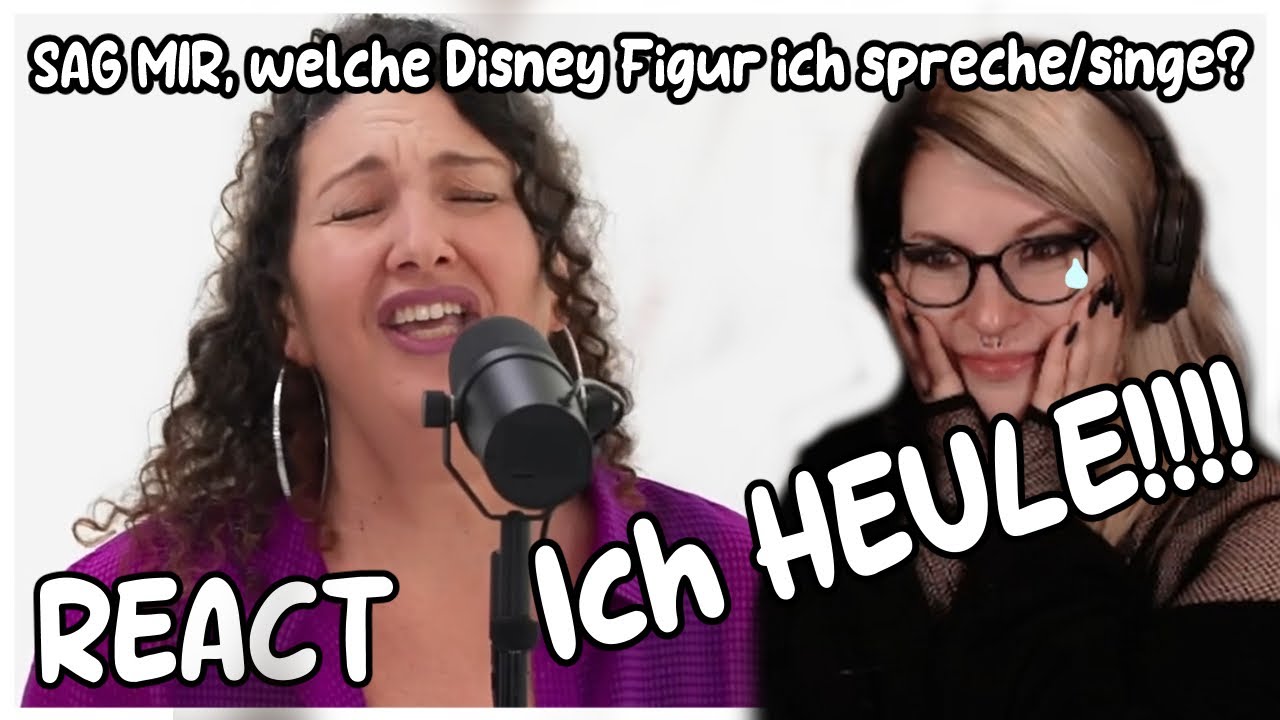 Zesschen reagiert: SAG MIR, welche Disney Figur ich spreche/singe? | React auf Datteltäter