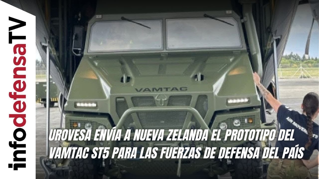 Urovesa envía a Nueva Zelanda el prototipo del Vamtac ST5 para las Fuerzas de Defensa del país