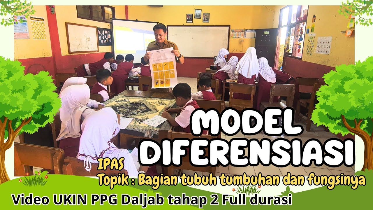 Video UKIN PPG TAHAP 2 berdiferensiasi IPAS, Topik Bagian Tubuh Tumbuhan Kelas 4 full Durasi no Edit