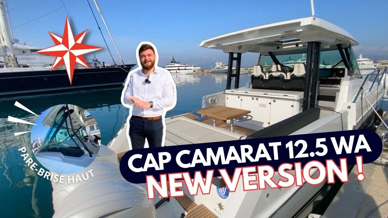 Jeanneau Cap Camarat 12.5 WA - Nouvelle version pare-brise haut - Disponible à prix exceptionnel!