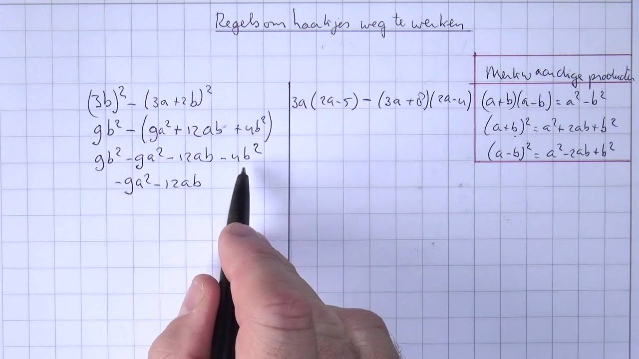 HAVO3_H10_3 Regels om haakjes weg te werken