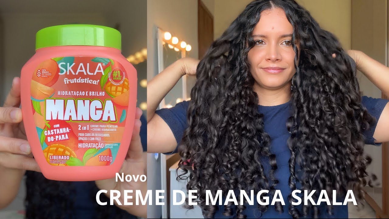 TESTEI O NOVO CREME DE MANGA DA SKALA 