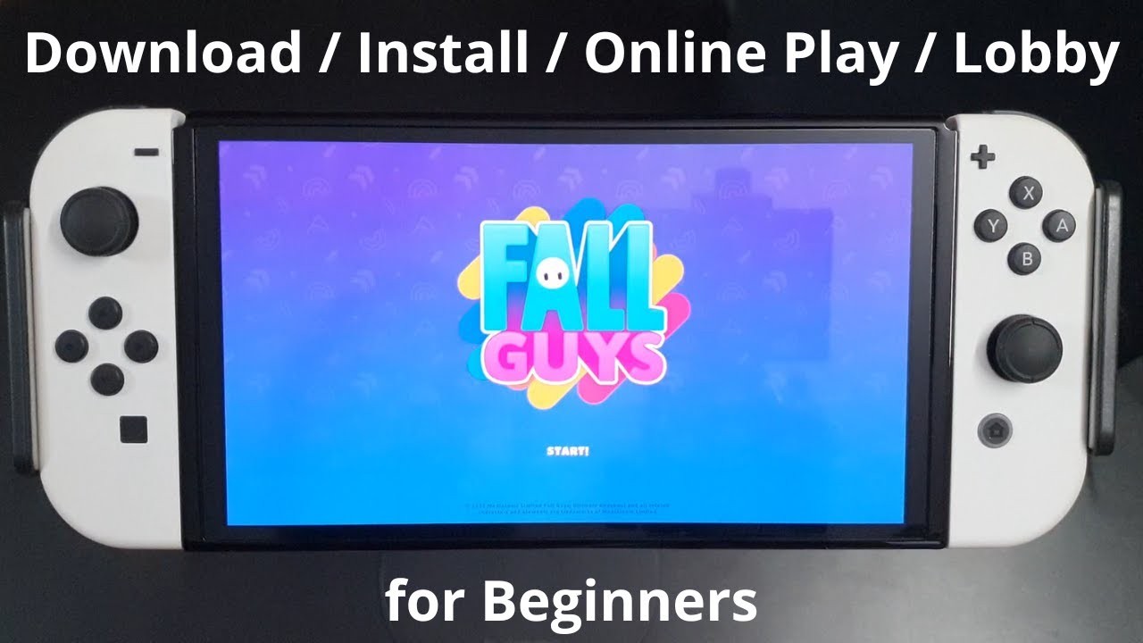 Скачайте и установите Fall Guys Free2Play на Nintendo Switch для начинающих.