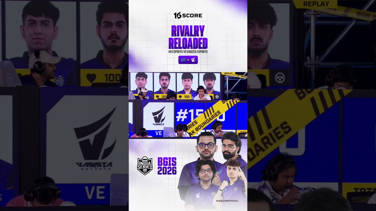 This Rivalry Won&rsquo;t End! K9 vs Vasista Esports 😤