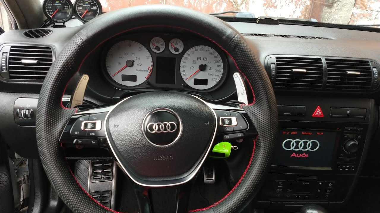 Trocando fundo painel 🔧⚙️Audi A3 / Fundo branco😯