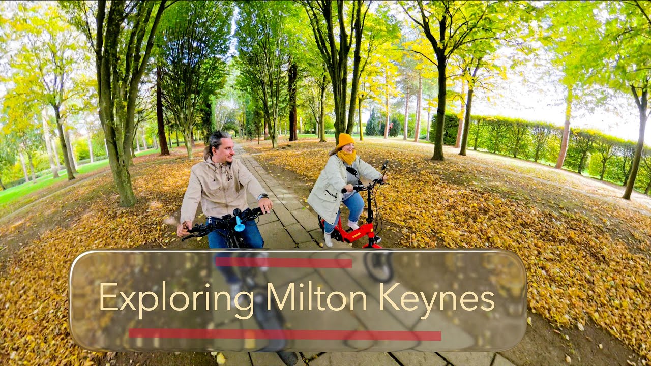 Exploring Milton Keynes on our bicycles!