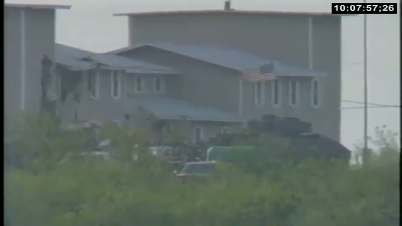 Waco Siege Fire Full Video April 19th 1993