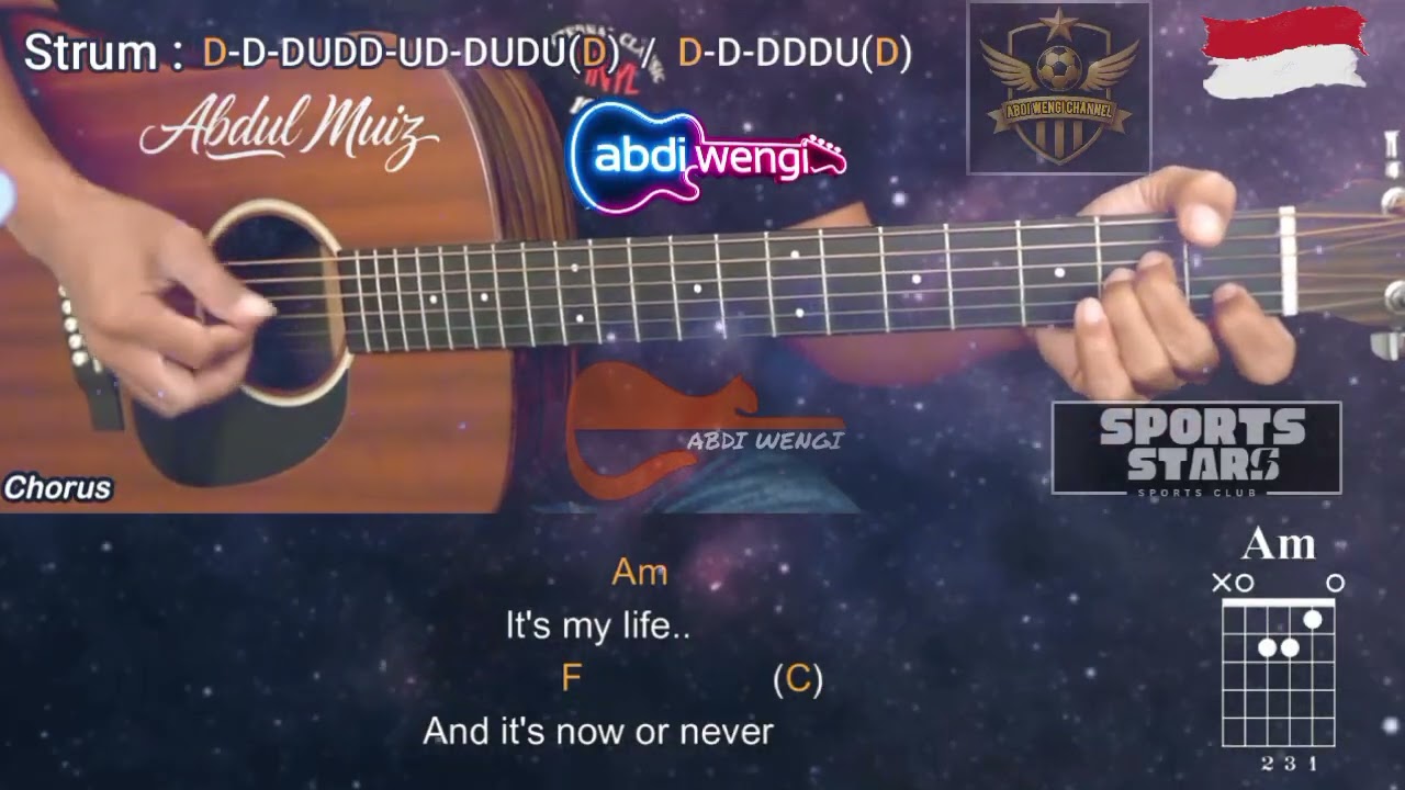 It's My Life ~ Bon Jovi #tutorial #chords #guitar #lassen #viral #fyp 