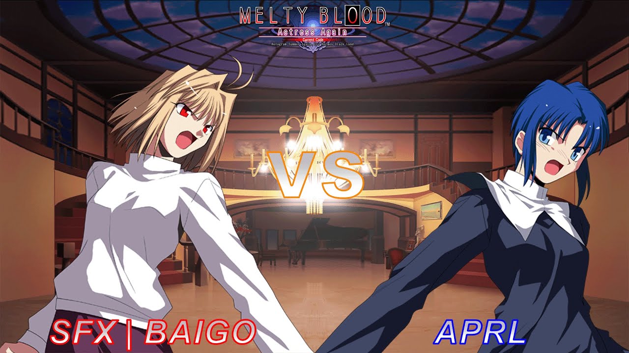 MBAACC Casual Set: SFX | Baigo (Crescent Moon Arcueid) VS APRL (Crescent Moon Ciel) FT5